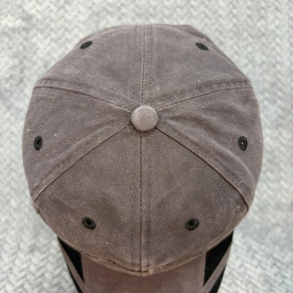 The Beau Classic 2014 Baseball Cap Gray Black Adjustable Strap Hat OSFM